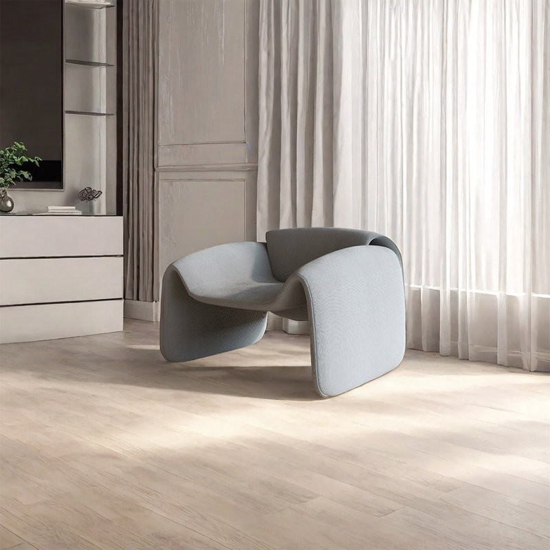 Fauteuil paresseux Internet, Microfibre/microsuède gris