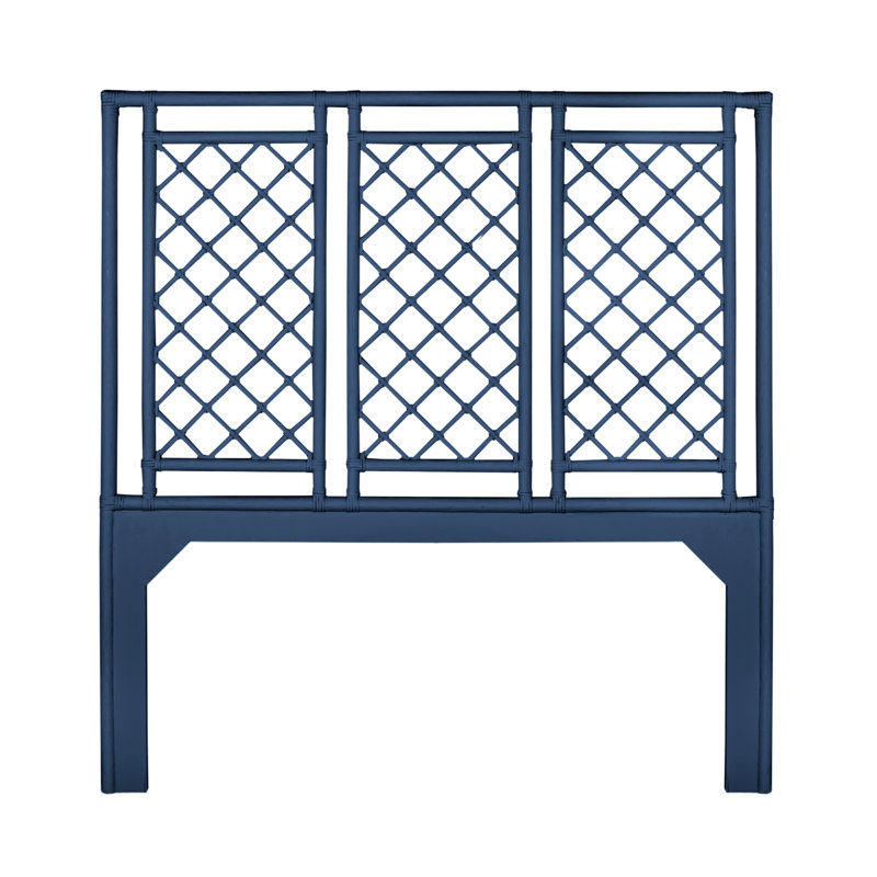 Lit standard à profil bas X & Diamond, Bleu marine, Grand
