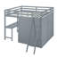 Lit mezzanine avec garde-robe, bureau et tablettes-1456497730