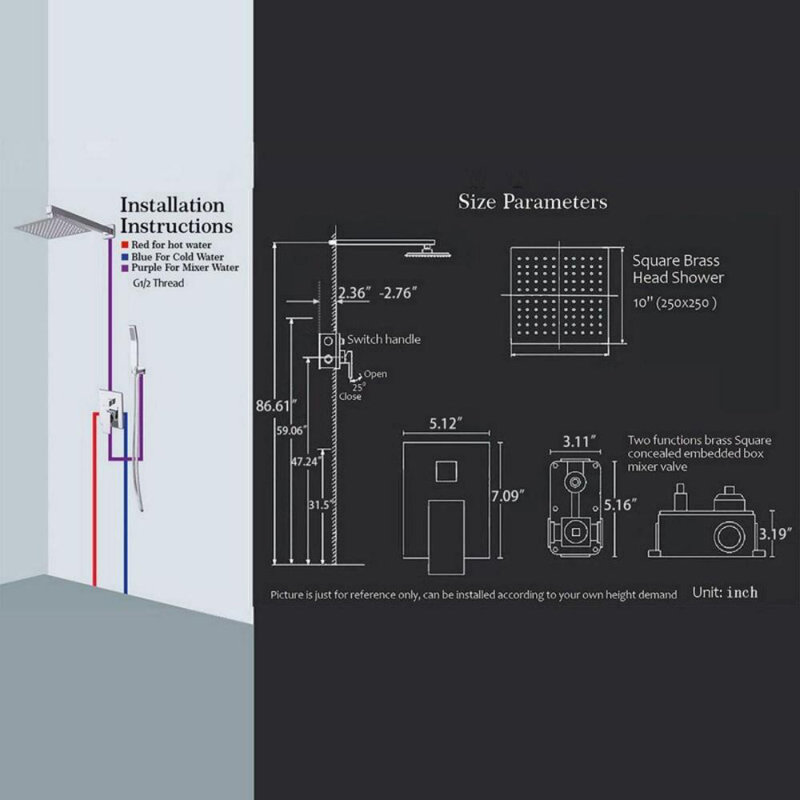 All-In-One Kit with Rough in-Valve