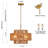  4-light Boho Hand Woven Drum Rattan Chandelier-1541910196-1535669591-1535669588