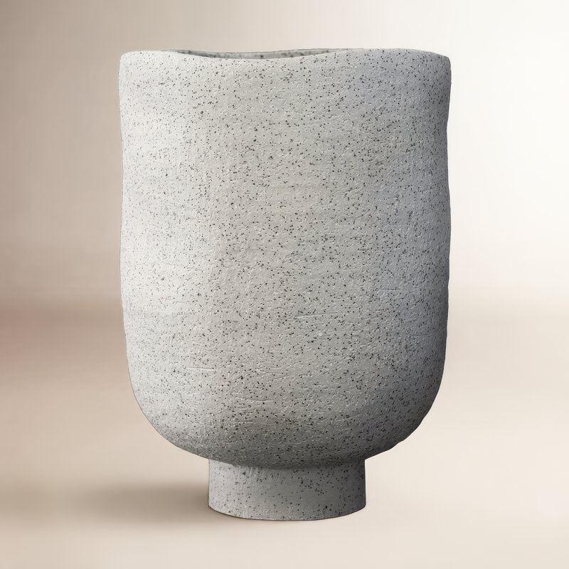 Beirne Earthenware Table Vase, Sand