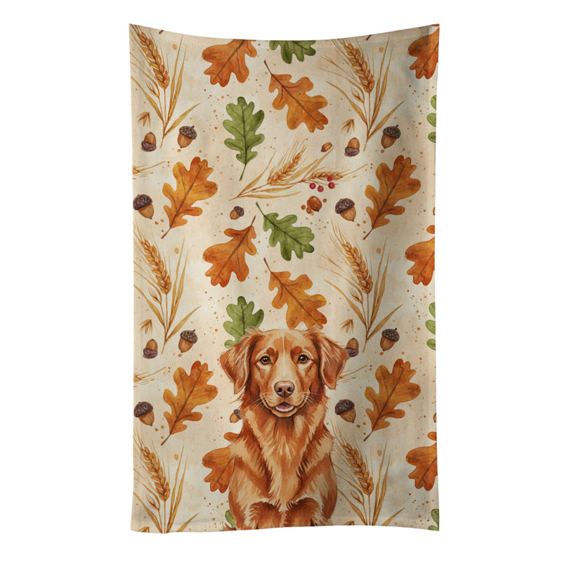 Serviette de cuisine tricolore Sheltie, Copper Nova Scotia Duck Tolling Retriever