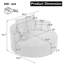 Fauteuil demi-tonneau pivotant à 360 degrés avec coussins amovibles-120079847