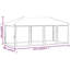 Alizai 6 x 3m Steel Party Tent-2039839716-2039839722