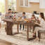 Solid Wood Base Dining Table