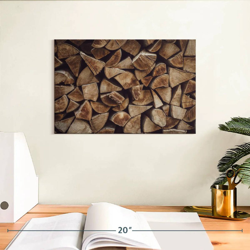 Harnek Woodpile For Winter, 8" H x 12" W