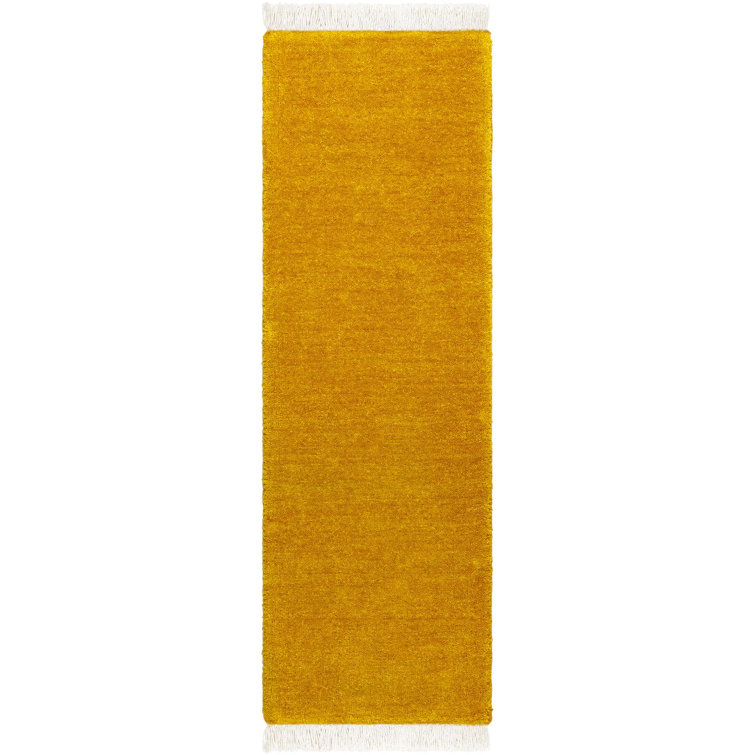 Clio Handmade Wool Yellow Rug