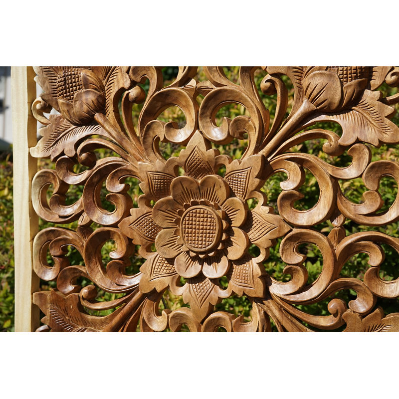 Handmade Wall Decor on Solid Wood