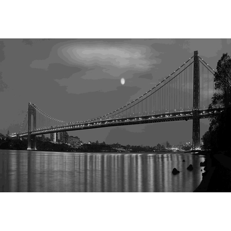 Pont George Washington, H 8 po x l 12 po