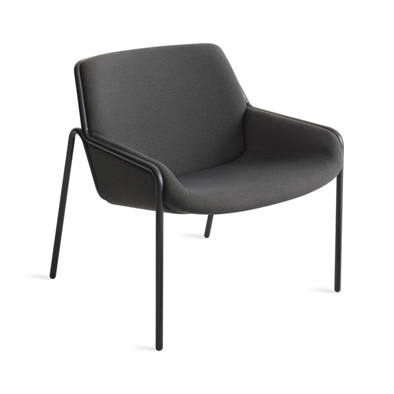 Méridienne Tangent, 100% polyester Maharam Meld, Oblivion