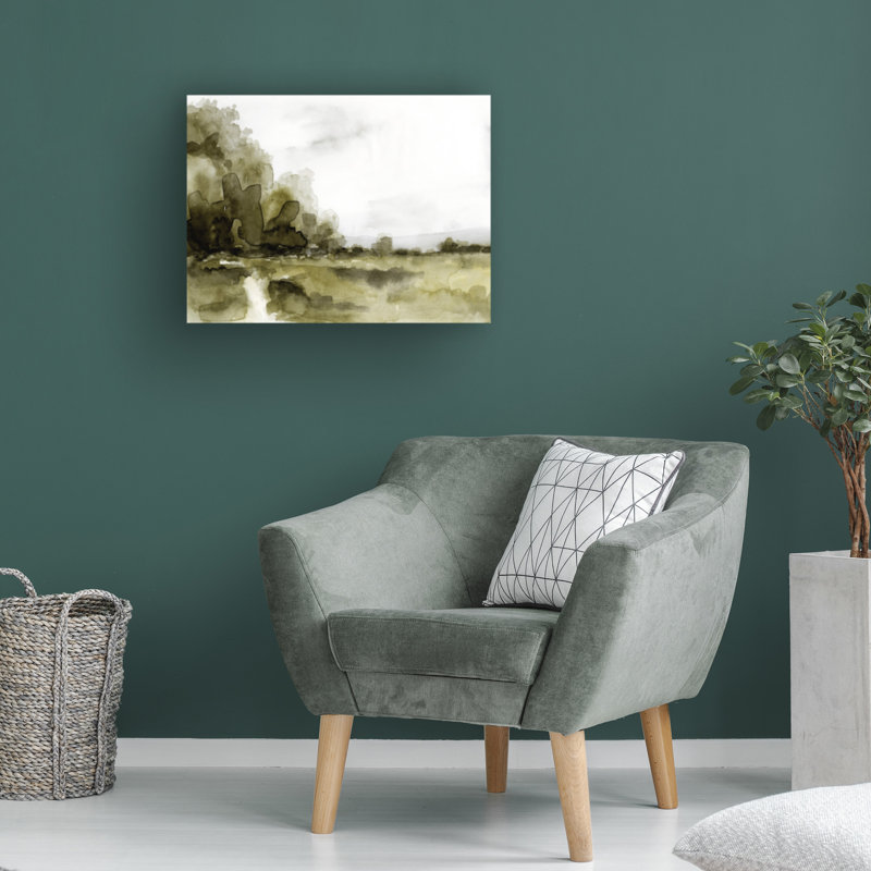 Victoria Barnes, «Simple Watercolor Scape I», art sur toile, H 14 po x l 19 po