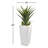 Spiky Agave Artificial Plant in White Planter