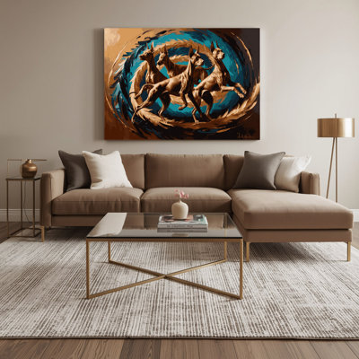 Dogs Xoloitzcuintli Black Canvas Wall Art