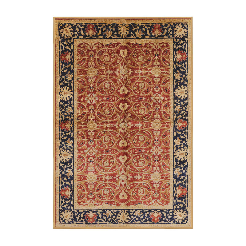 Tapis oriental rouge / bleu marine Haygaser, Rectangle 4 pi x 6 pi