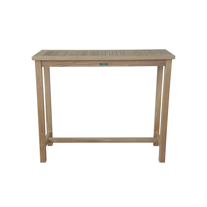 Giray Rectangular Teak Outdoor Side Table