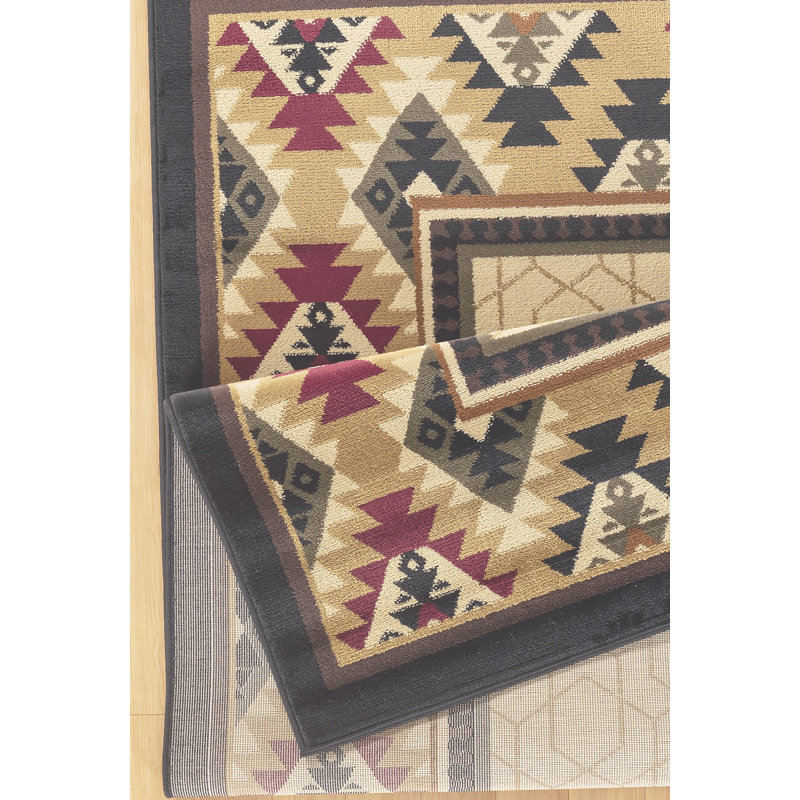 Tapis crème Tribes, Rectangle 7 pi 10 po x 10 pi 3 po