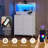 11 Drawers Fabric Tall Dresser with LED Lights & Charging Station, Storage Chest with Open Shelves for Bedroom Entryway-464846267
