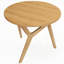 Table basse ronde 2-en-1 avec hauteur réglable