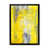 Impression noire sur toile encadrée sélectionné