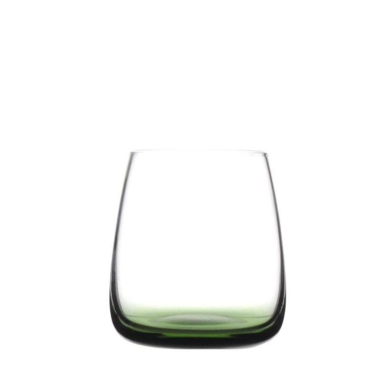 Verre à whisky 12 oz Gem, Vert/transparent