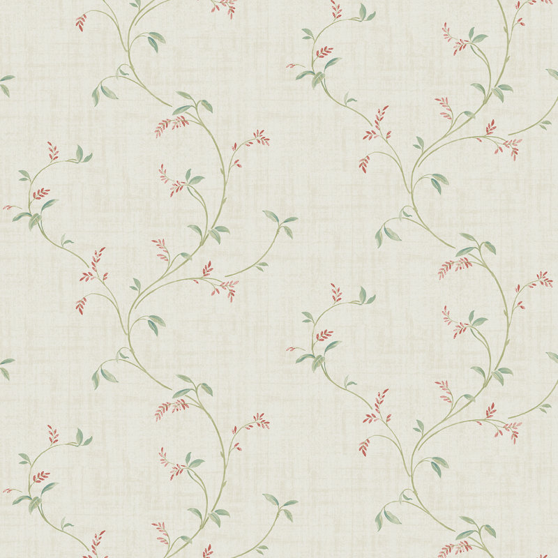 Rouleau de papier peint 33 pi x 20,5 po Yuen, Corail