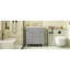 Meuble-lavabo simple de 30 po, lavabo en céramique, structure en bois massif, 3 tiroirs, conception classique, haute qualité, assemblage facile, meuble-lavabo gris Spill Hole, profondeur, trois espaces de rangement polyvalents