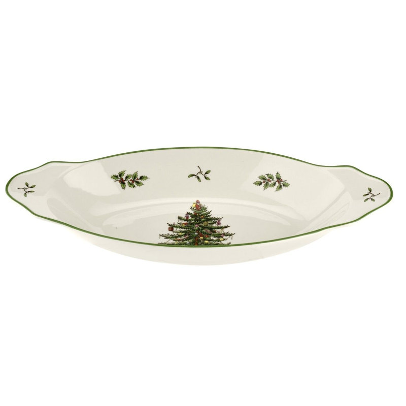 Spode Christmas Tree 2019 Handled Serving Platter