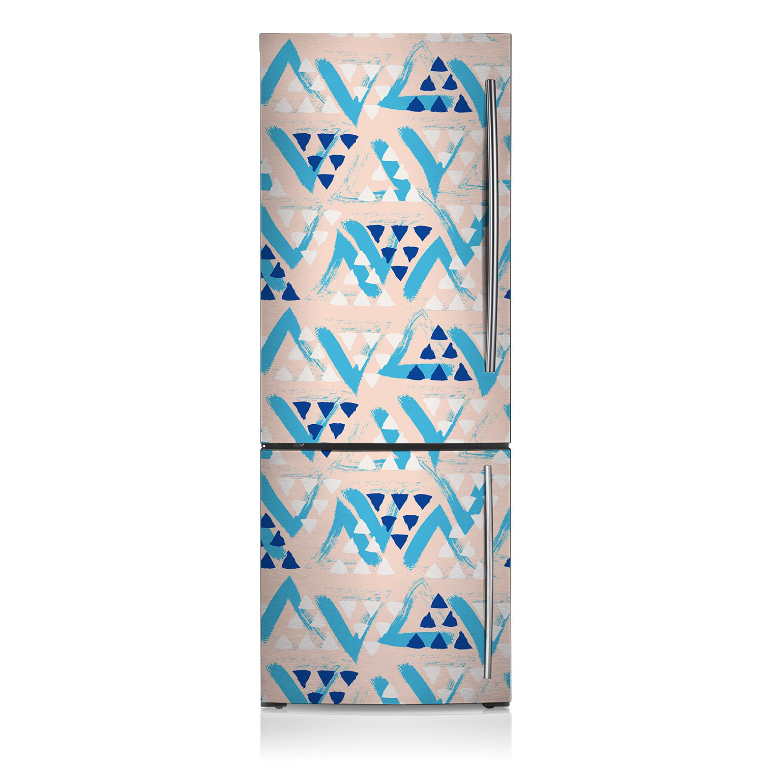Triangles Freezer Gracie Oaks Triangles Freezer Door Sticker | Wayfair.co.uk