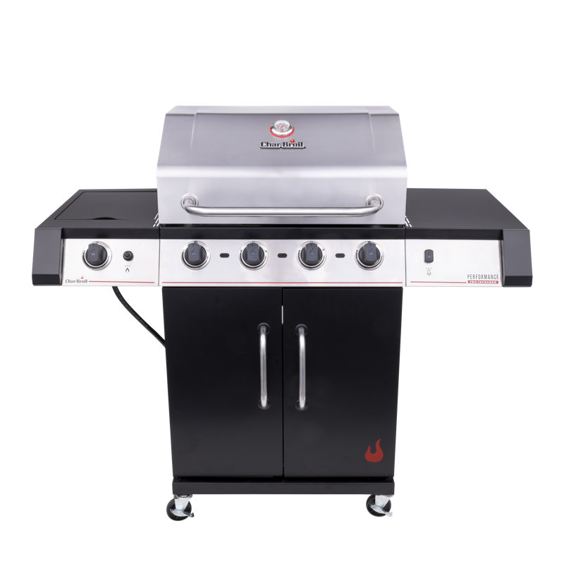 Charbroil Performance Series Infrared 4-Burner Propane Gas Grill, Black