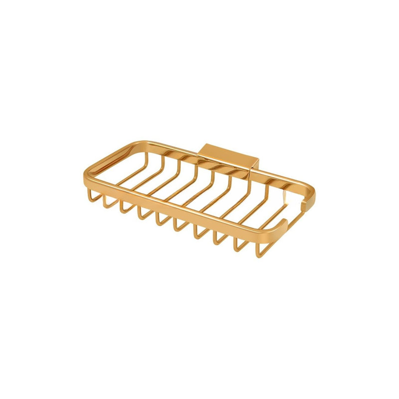 Shower Basket, PVD Polished Brass