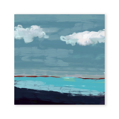 Coastal Retreat Radiant Horizons: Abstract Seascape