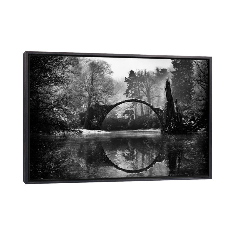 «Devil's Bridge II» par Mike Kreiten, reproduction de photo sur toile encadrée, Pas de tapis, H 26 po x l 40 po x 1,5 po