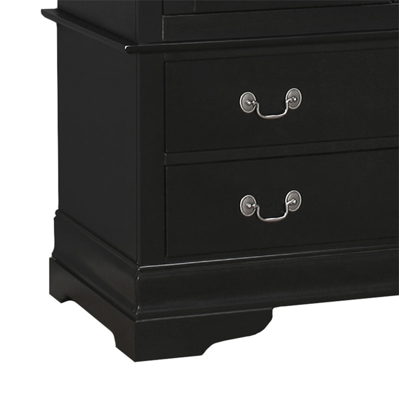 Armoire traditionnelle élégante, Noir