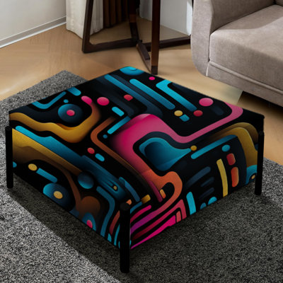Grand repose-pieds carré Neon
