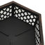 Etheredge Rustic Fire Pit with Poker 62x54x56 cm XXL Steel