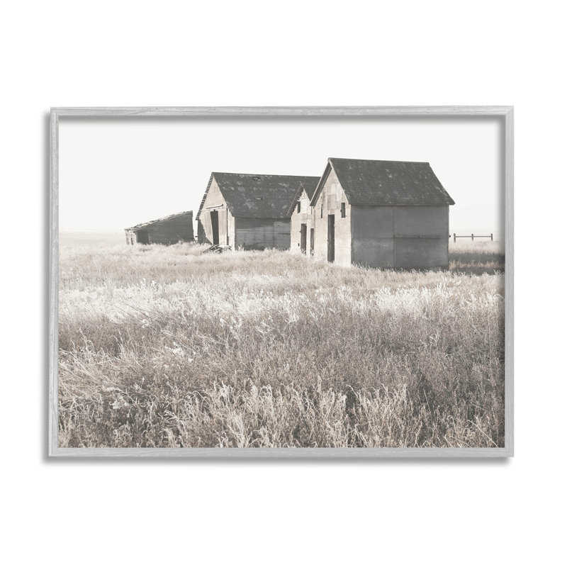 Art de giclée champêtre, H 11 po x l 14 po x P 1,5 po, Estampe numérique Farmhouse