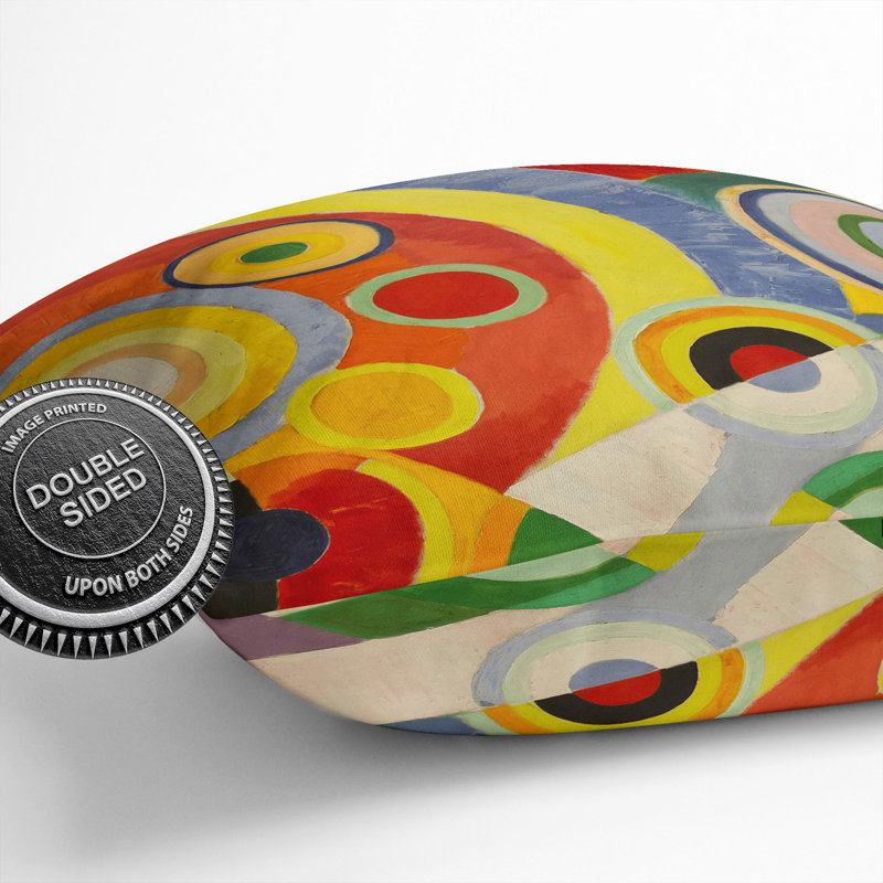 Rhythm Vol.1 Geometric Square Throw Cushion, 55cm H x 55cm W x 20cm D