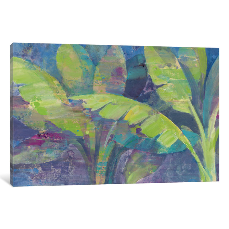 Bermuda Palms, reproduction d'art sur toile tendue, H 12 po x l 18 po x P 1,5 po