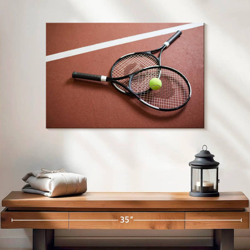 Sireci Tennis Court Rackets, 30" H x 45" W