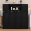 Lit escamotable double avec armoires de rangement
