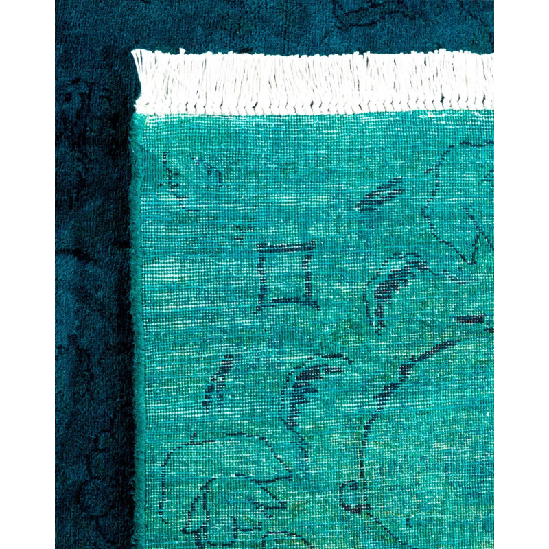 Fine Vibrance One-of-a-Kind 6'2" X 9'2" Hand Knotted Area Rug