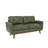 65'' Upholstered Square Arm Loveseat Sofa-1262422498