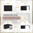Kitchen Island with Extendable Dining Table,Converts Into a Dining Table and Adjustable Pull-Out Top-1569280955