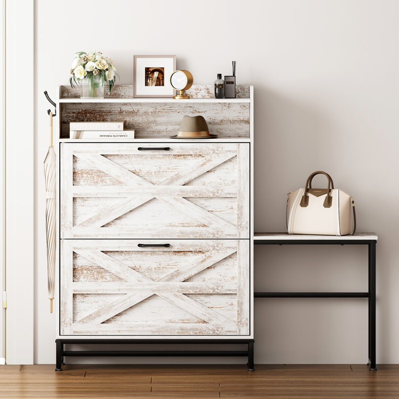 Shoe Cabinet, White