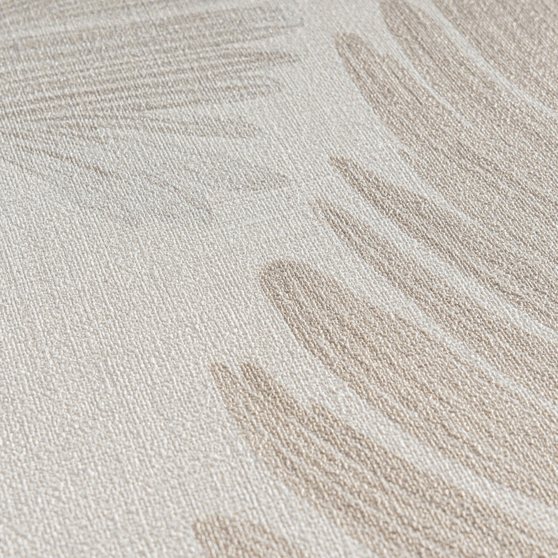 Galerie Horizon Palm Leaf Wallpaper, Beige