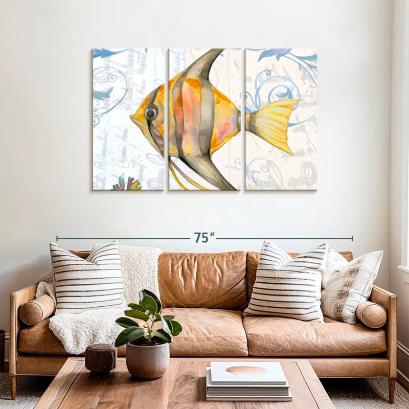 Brampt Angel Fish, 36" H x 57" W