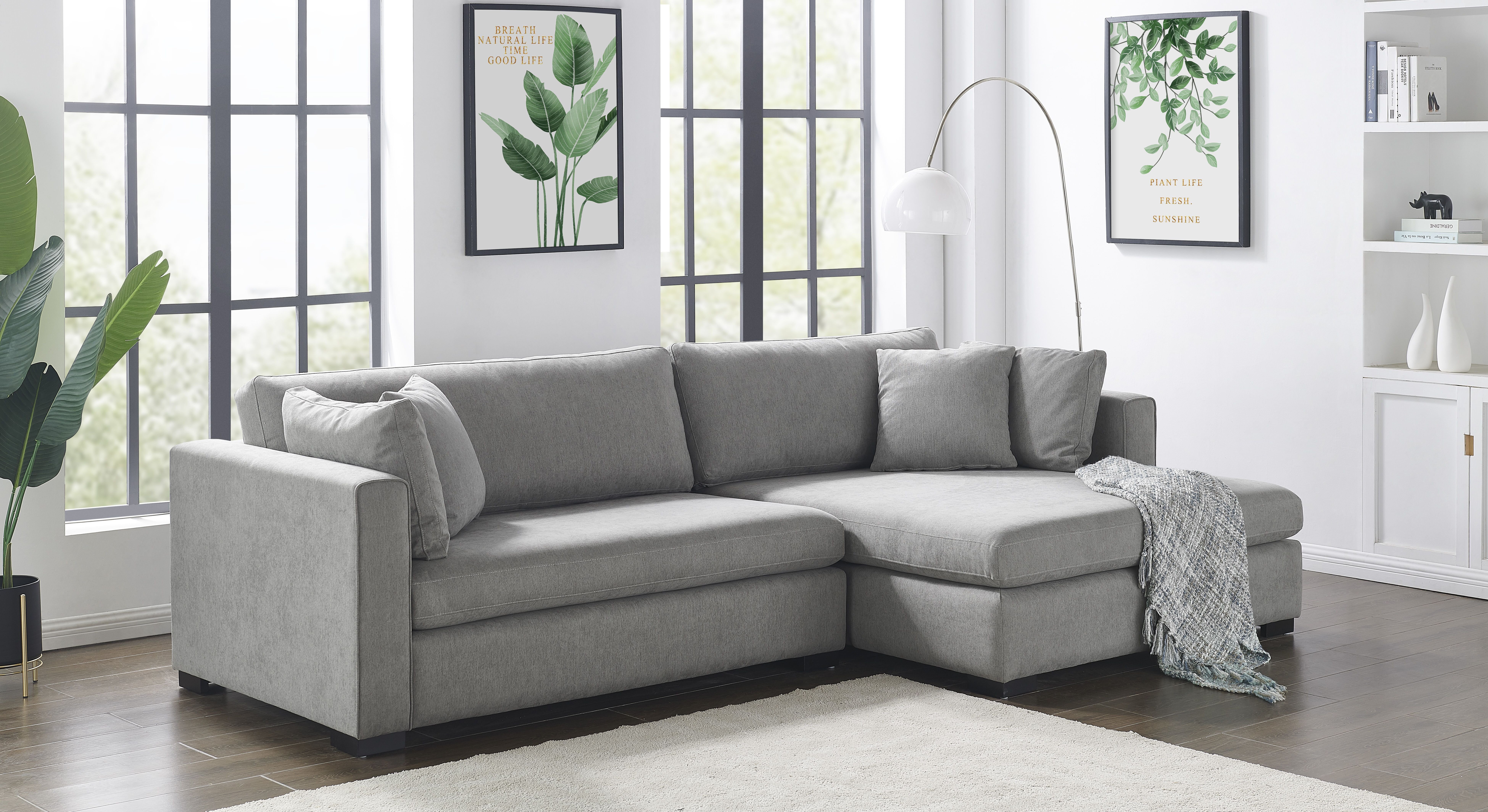 Latitude Run® Jacksmith 97 Width 3-Pieces Sectional Sofa & Chaise,Ottoman  & Reviews