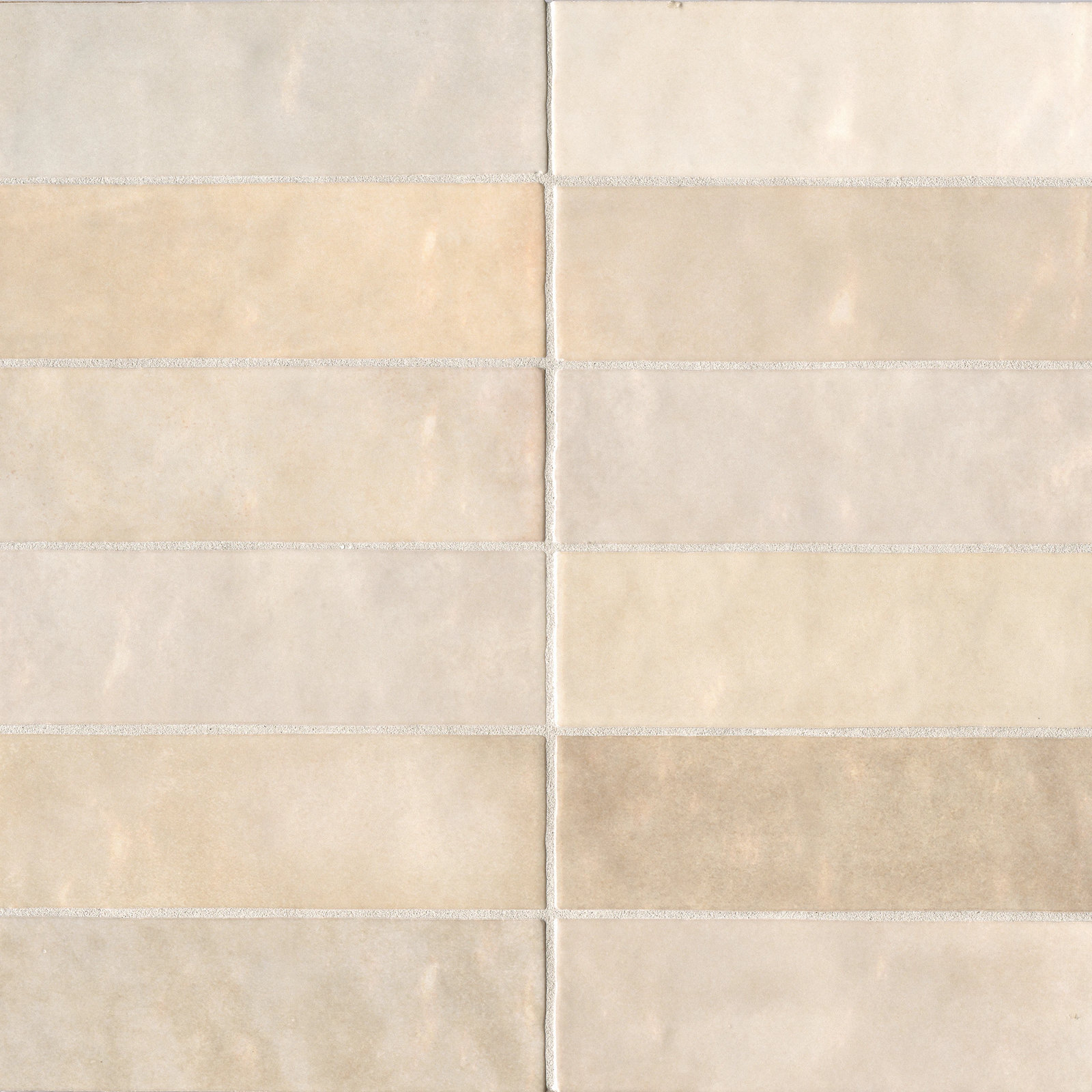 Cloe 2.5" x 8" Ceramic Tile, Creme