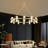 Dimmable Round Crystal Cup Style Wagon Wheel Chandelier For Dining Room Living Room-2092226850-2099897867